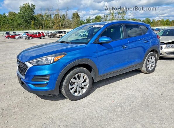 KM8J3CA42KU025228 2019 HYUNDAI TUCSON Синий Задняя левая четверть