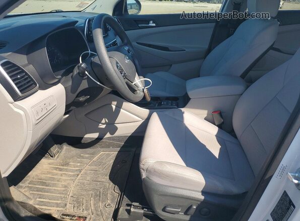 KM8J3CA42KU876476 2019 HYUNDAI TUCSON White წინა სალონის ხედი