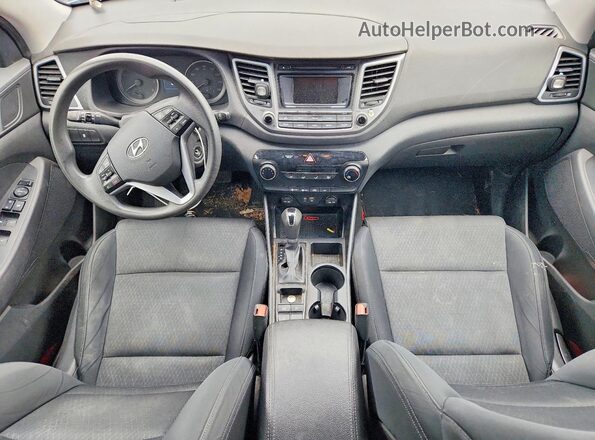 KM8J3CA44GU210467 2016 HYUNDAI TUCSON Gray Dashboard view