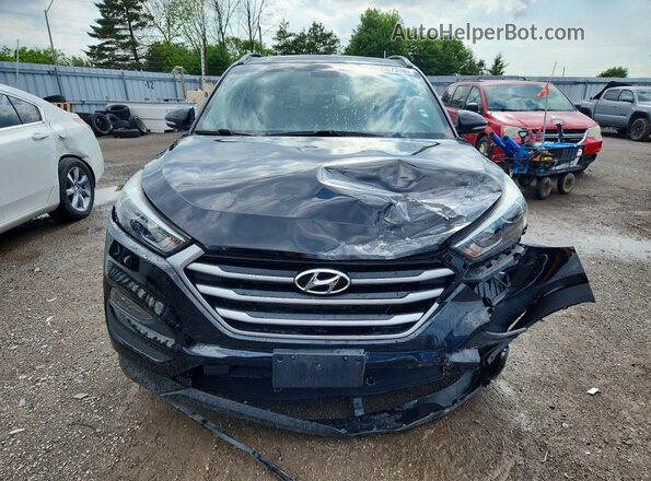 KM8J3CA46JU773365 2018 HYUNDAI TUCSON Black Front view