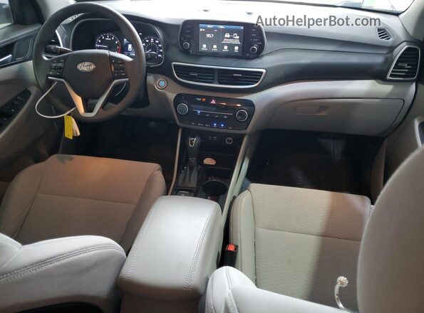 KM8J3CA46LU184948 2020 HYUNDAI TUCSON White Widok deski rozdzielczej