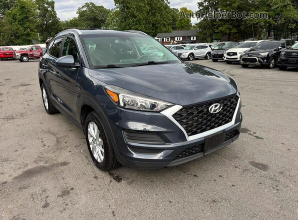 KM8J3CA47KU076904 2019 HYUNDAI TUCSON Черный Передняя правая четверть