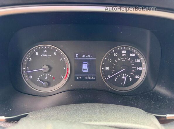 KM8J3CA47KU076904 2019 HYUNDAI TUCSON Черный Вид задней части салона