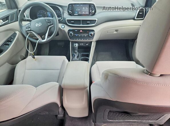 KM8J3CA47KU894634 2019 HYUNDAI TUCSON White Vista del salpicadero
