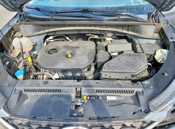 KM8J3CA48MU389740 2021 HYUNDAI TUCSON Silver ძრავის განყოფილების ხედი