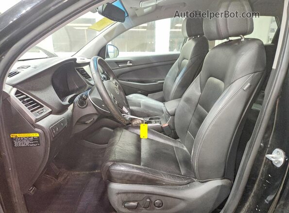 KM8J3CA49JU820145 2018 HYUNDAI TUCSON Black Widok wnętrza z przodu