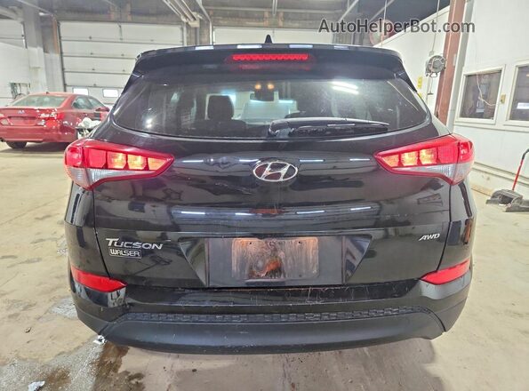KM8J3CA49JU820145 2018 HYUNDAI TUCSON Black Widok z tyłu