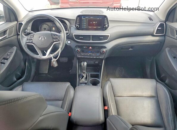 KM8J3CAL1KU888934 2019 HYUNDAI TUCSON Silver Առջևի վահանակի տեսք