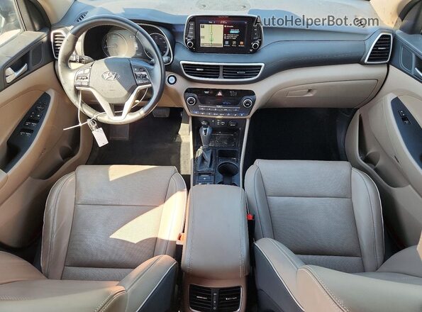 KM8J3CAL1LU146342 2020 HYUNDAI TUCSON Gray Vista del salpicadero