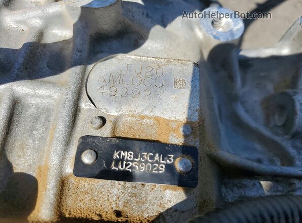 KM8J3CAL3LU259029 2020 HYUNDAI TUCSON Gray Панорамний вид салону 360°