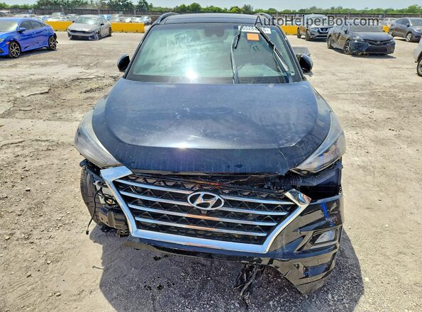 KM8J3CAL4LU107356 2020 HYUNDAI TUCSON Black Widok z przodu