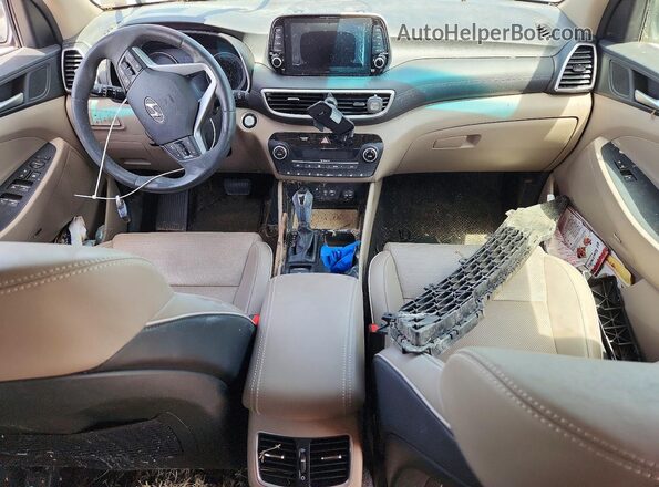 KM8J3CAL4LU107356 2020 HYUNDAI TUCSON Black Widok deski rozdzielczej