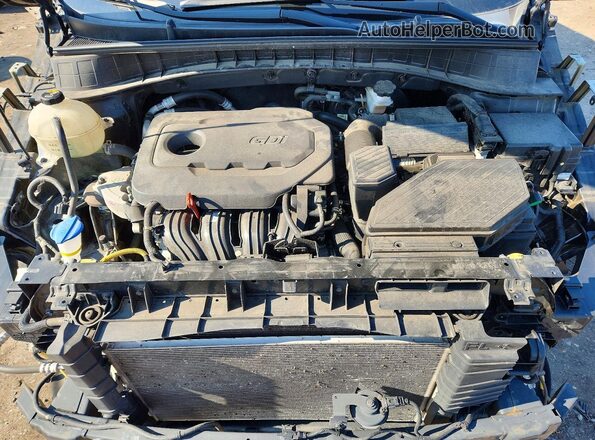 KM8J3CAL8KU037620 2019 HYUNDAI TUCSON Black ძრავის განყოფილების ხედი