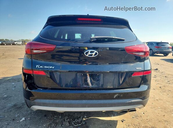 KM8J3CAL8KU037620 2019 HYUNDAI TUCSON Black უკანა ხედი