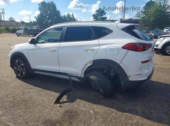 KM8J3CAL8KU837527 2019 HYUNDAI TUCSON White Задня ліва чверть