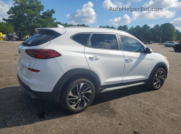 KM8J3CAL8KU837527 2019 HYUNDAI TUCSON White Задня права чверть