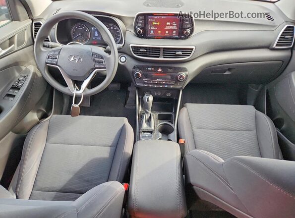 KM8J3CALXKU845404 2019 HYUNDAI TUCSON Maroon Dashboard view