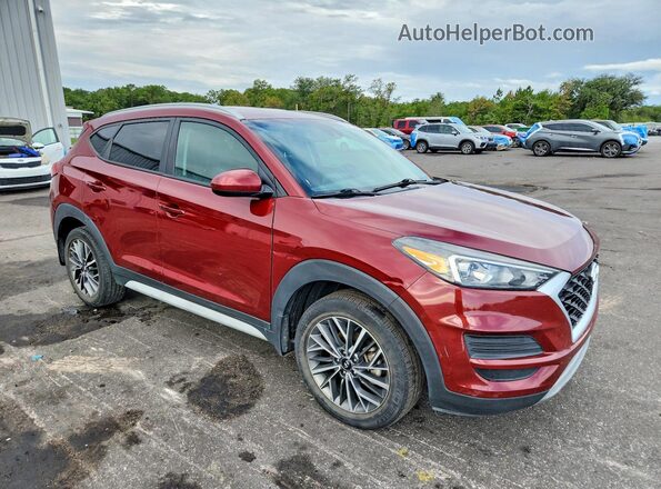 KM8J3CALXKU845404 2019 HYUNDAI TUCSON Maroon Front right