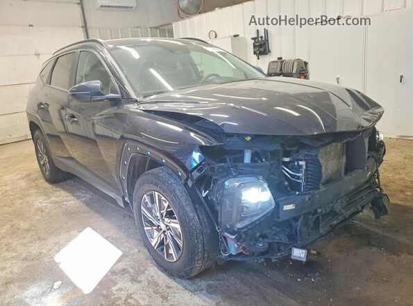 KM8JBCA1XPU115016 2023 HYUNDAI TUCSON Blue Delantero derecho