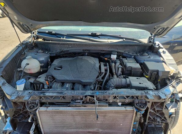KM8JBCAE6NU077106 2022 HYUNDAI TUCSON Gray Vista del compartimento del motor