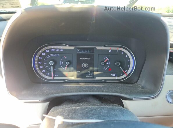 KM8JBCAE6NU077106 2022 HYUNDAI TUCSON Gray Vista del cuadro de instrumentos