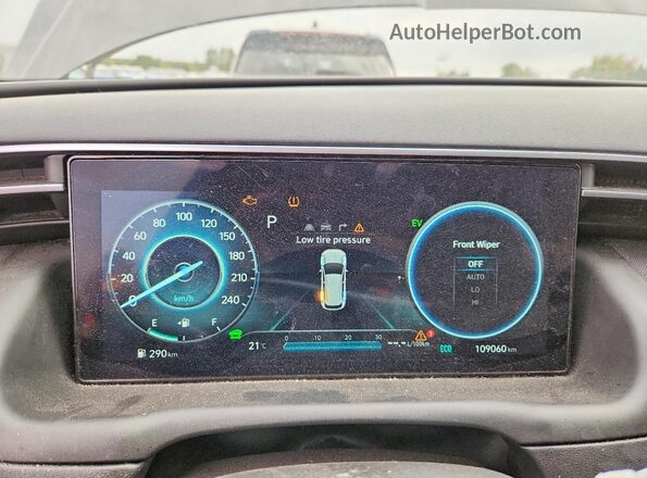KM8JCCD1XRU137013 2024 HYUNDAI TUCSON Gray Սարքավորումների վահանակի տեսք