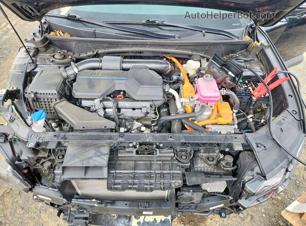 KM8JCDD17SU254205 2025 HYUNDAI TUCSON Black Widok komory silnika