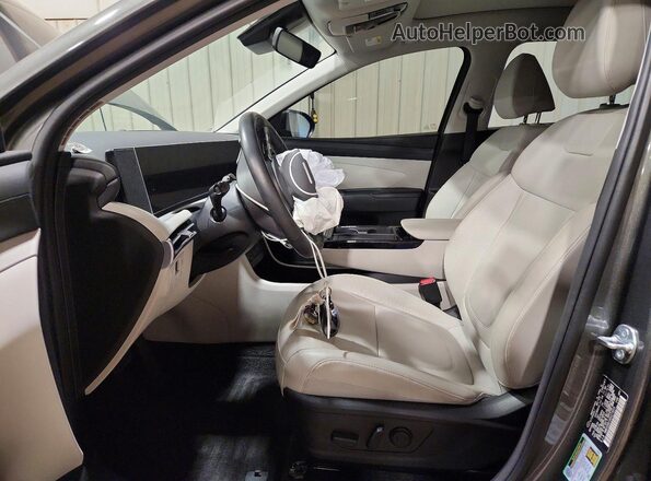 KM8JCDD19SU273015 2025 HYUNDAI TUCSON Gray წინა სალონის ხედი
