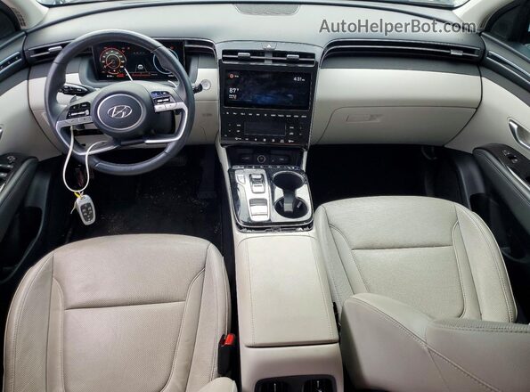 KM8JE3AE3NU053188 2022 HYUNDAI TUCSON Black Vista del salpicadero