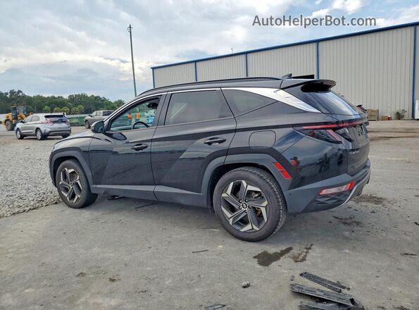 KM8JE3AE3NU053188 2022 HYUNDAI TUCSON Black Trasero izquierdo