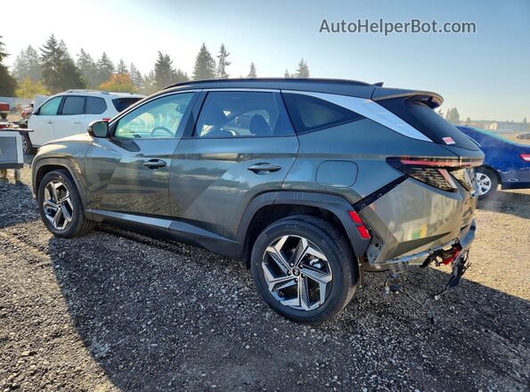 KM8JECAE4NU052518 2022 HYUNDAI TUCSON Green Rear left