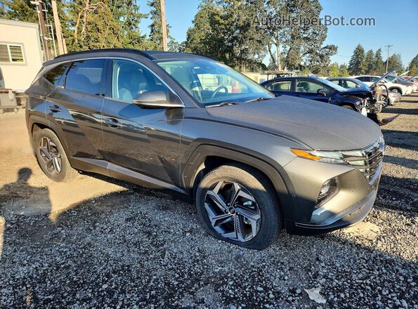 KM8JECAE4NU052518 2022 HYUNDAI TUCSON Green Front right
