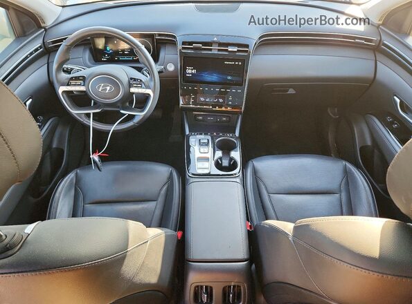 KM8JECAE4NU052518 2022 HYUNDAI TUCSON Green Dashboard view