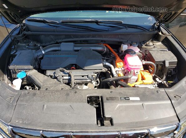 KM8JECD11RU199698 2024 HYUNDAI TUCSON Black Vista del compartimento del motor