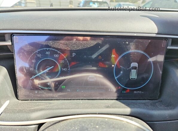 KM8JECD12RU152230 2024 HYUNDAI TUCSON Белый Вид щитка приборов