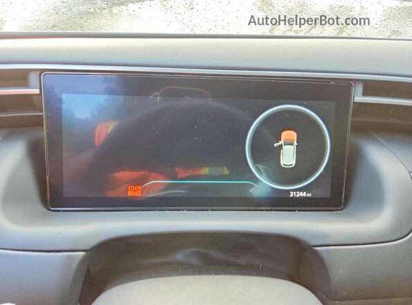 KM8JFCA15PU087436 2023 HYUNDAI TUCSON Black Vista del cuadro de instrumentos