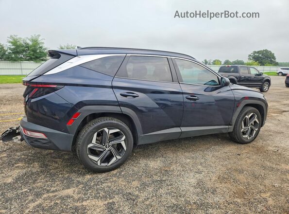 KM8JFCA16NU049095 2022 HYUNDAI TUCSON Black Հետևի աջ