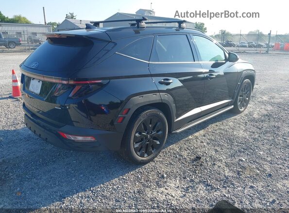 KM8JFCAE2NU166384 2022 HYUNDAI TUCSON Black Tył prawy