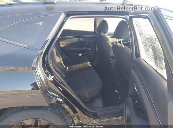 KM8JFCAE2NU166384 2022 HYUNDAI TUCSON Black Widok naklejki z numerem VIN