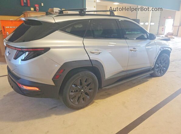KM8JFCAE3PU206653 2023 HYUNDAI TUCSON Silver Rear right