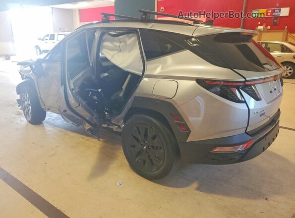 KM8JFCAE3PU206653 2023 HYUNDAI TUCSON Silver Rear left
