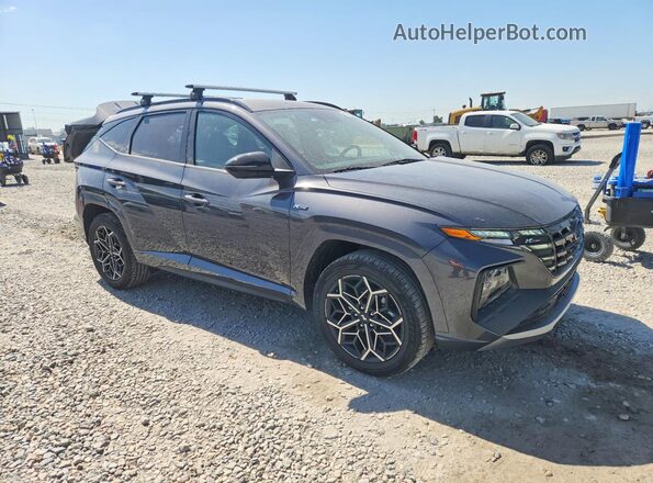 KM8JFCAE6NU065798 2022 HYUNDAI TUCSON Gray Delantero derecho