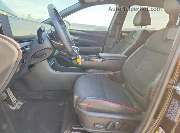 KM8JFDD10SU393678 2025 HYUNDAI TUCSON Black Vista interior delantera