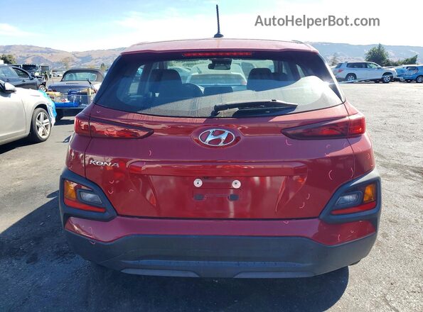 KM8K12AA0LU483801 2020 HYUNDAI KONA Red Հետևի տեսք