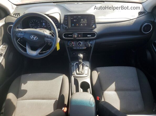 KM8K12AA0LU483801 2020 HYUNDAI KONA Red Առջևի վահանակի տեսք