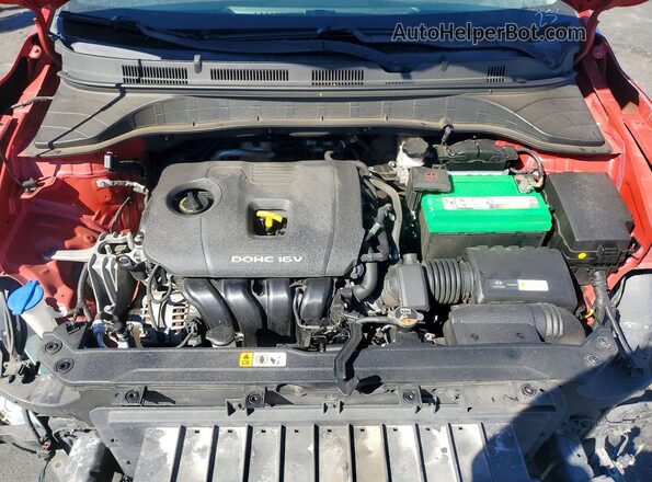 KM8K12AA0LU483801 2020 HYUNDAI KONA Red Սալոնի հետևի տեսք
