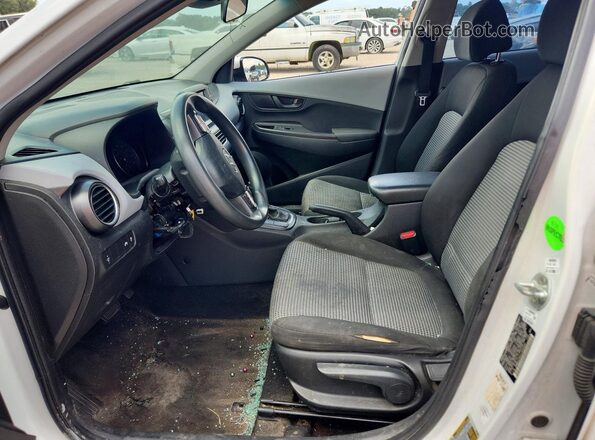 KM8K12AA1LU440858 2020 HYUNDAI KONA White Вид салону спереду