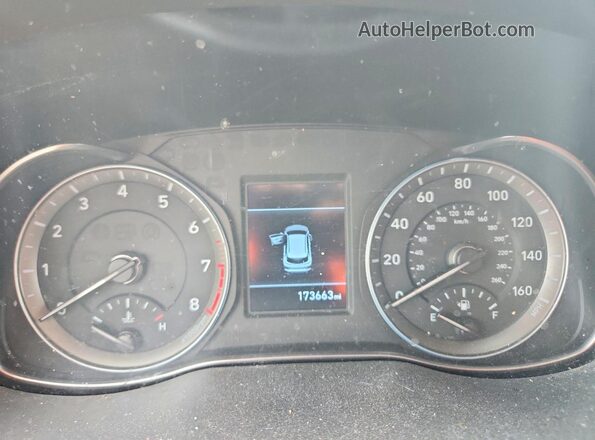 KM8K12AA1LU440858 2020 HYUNDAI KONA White Вид щитка приладів