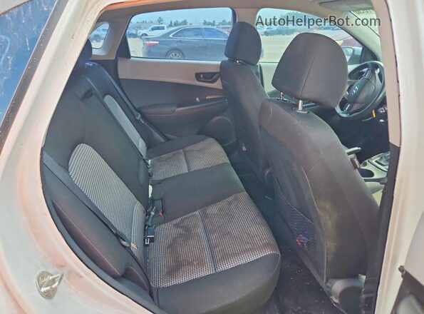 KM8K12AA1LU440858 2020 HYUNDAI KONA White Вид задніх сидінь