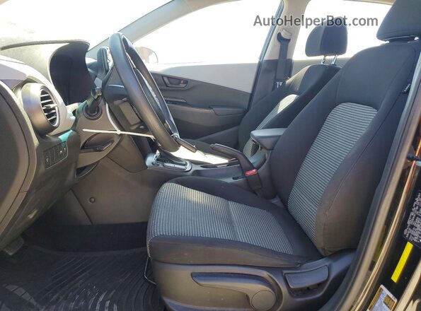 KM8K12AA6LU448082 2020 HYUNDAI KONA Black Вид салону спереду